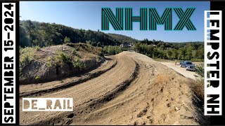 NHMX Motocross Track GoPro View Onboard DeRail479 9152024 Open Practice [upl. by Nelubez975]