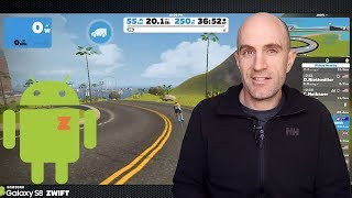 Zwift Android  Handson in the Lama Lab  Tacx Neo [upl. by Inait51]