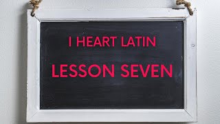 I Heart Latin  Lesson 7 1st and 2nd Declension Adjectives and Predicate Adjectives [upl. by Nylodam]