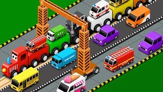 Colors for Children to Learn with Toy Street Vehicles  Educational Videos  Toy Cars for KIDS [upl. by Ellinehc31]