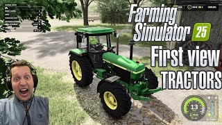 FS25 First Look All New Tractors and InGame Machinery Revealed [upl. by Dowling]