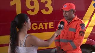 Corpo de Bombeiros de Nova Serrana faz alerta no dia mundial da prevenção do afogamento  25072024 [upl. by Llennej]