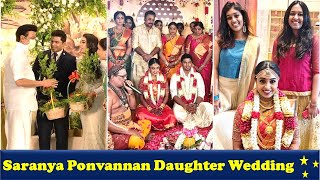 Saranya Ponvannan Daughter Priyadarshini Wedding amp Reception  CM MKStalin  Udhayanidhi Stalin [upl. by Nuhsed]