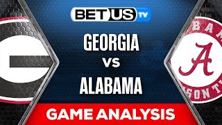 SEC Conference Championship Georgia vs Alabama  College Football Predictions Picks and Best Bets [upl. by Hsiekal]