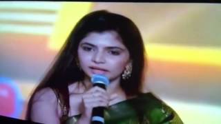 Chinmayi Best Playback Singer  SIIMA 2012 [upl. by Seavey]