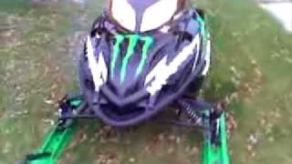 Arctic Cat Firecat F7 Monster Energy with Speedwerx Silencer [upl. by Amla]