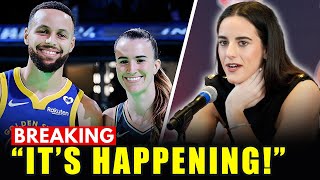 Caitlin Clark BREAKS SILENCE on Competing with Steph Curry amp Sabrina Ionescu in NBA 3Point Contest [upl. by Antsirhc]