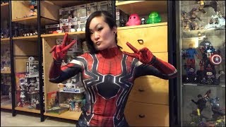 Unboxing My New Infinity War Iron Spider Suit from Zentai Zone [upl. by Aderfla]