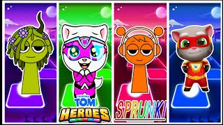 Talking Tom heroes vs Incredibox SPRUNKI [upl. by Canute876]