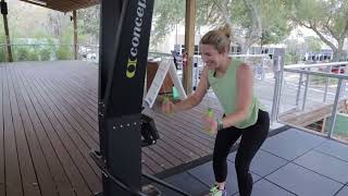 Learn the Basics of How to Use a Concept2 SkiErg at Gainesville Health amp Fitness [upl. by Ajam]