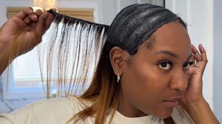 Ep 5  Do It Yourself Ombré Quick Weave Bob  Gem Drops  STEP BY STEP [upl. by Nalyorf681]