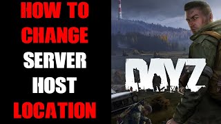 How To Edit amp Change Your DayZ Nitrado Server Hosting Location  PC PlayStation amp XBox [upl. by Parnell]