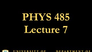 PHYS 485 Lecture 7 Weak Interactions [upl. by Uela821]