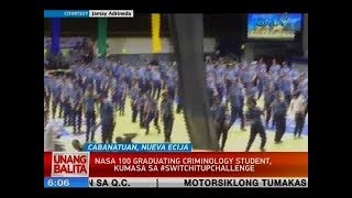 UB Nasa 100 graduating criminology student kumasa sa switchitupchallenge [upl. by Aicirtak]