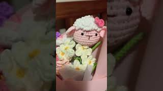 Crochet Bouquet💐 crochet bouquet beautiful [upl. by Eaton148]