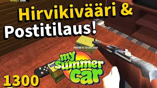 My Summer Car 1300  HAETAAN HIRVIKIVÄÄRI amp KIRJE POSTIIN [upl. by Rico]