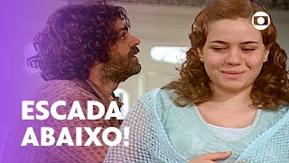 Bianca cai da escada e Petruchio e Catarina se desesperam 😱  O Cravo e a Rosa  TV Globo [upl. by Regina]