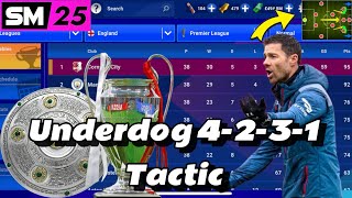 BROKEN UNDERDOG TACTIC FOR SOCCER MANAGER 2025 BETA  SM25 BETA TACTICS [upl. by Kerwinn]