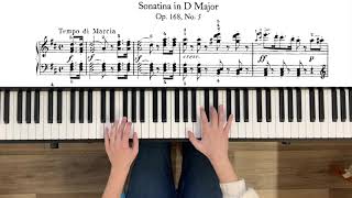 Sonatina in D Major Op 168 No 5 Anton Diabelli  Masterwork Classics Level 6 [upl. by Elfreda]