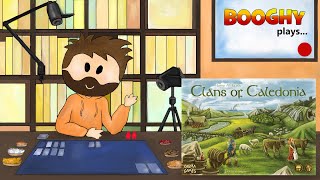 Booghy plays Clans of Caledonia2p Rules Playthrough Review [upl. by Lennahc]