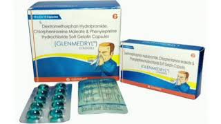 GLENMEDRYL Capsule Dextromethorphan Hydrobromide Chlorpheniramine Maleate amp Phenylephrine Capsules [upl. by Bove864]