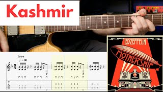 Kashmir  Led Zeppelin guitar lesson [upl. by Airpac537]