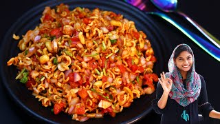 Maggi Bhel കഴിച്ചിട്ടുണ്ടോ😋 ♨️വെള്ളത്തിൽ വേവിക്കണ്ട Super Breakfast Snack  Maggi  Noodles Recipe [upl. by Enotna277]