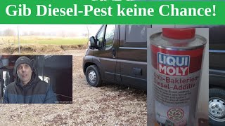 Gefährliche Winterpause Schutz gegen Dieselpest mit Liqui Moly Anti Bakterien Diesel Aditiv [upl. by Aitnecserc]