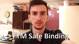 FTM Transgender How to bind safely [upl. by Odrareve]