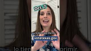 ¡Fechas Importantes para Votar en Texas 🗓️ ¡No te las pierdas [upl. by Mcloughlin]