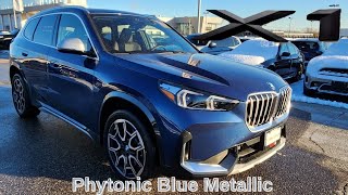 NEW ARRIVAL 2023 BMW X1 xDrive28i Phytonic Blue on Mocha EXHAUST AND DRIVE TEST [upl. by Suzanne399]