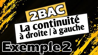 2bac maths  Continuité à gauche et à droite en un point  Exercice 2 [upl. by Bill]