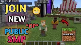 😍minecraft join new op public smp  always online  java and bedrock  all version  minecraft [upl. by Eceined]