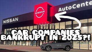 Car Manufacturers Might Go Bankrupt in 2025 [upl. by Jacynth]