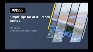 Simple tips for AEDT Icepak [upl. by Davilman450]