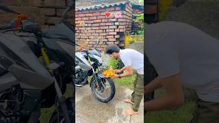 New one ns200 ns200bs4 trendingshorts ns160 rider motovlog new bike explore shorts viral [upl. by Aremihc617]