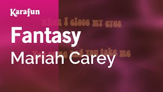 Fantasy  Mariah Carey  Karaoke Version  KaraFun [upl. by Mumford]