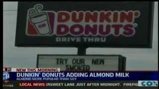 Dunkin Donuts Fox CT Almond Milk [upl. by Woodley887]