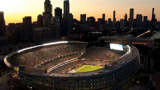 A Drone’s View of the BIGGEST Events in Chicago Lollapalooza Taylor Swift BTS Lizzo Bears Game [upl. by Nohtanhoj831]