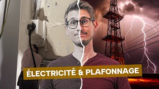 RÉNOVATION  Électricité et plafonnage [upl. by Desmund636]