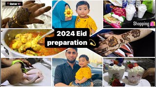 💫Preparation for Eid  Qatar Shopping 🛍️  Mahra’s 1st Eid  Mousse recipe 🧁Qatar Tamil vlog [upl. by Earaj]