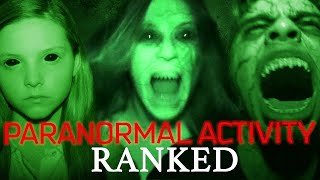 Paranormal Activity Series Ranked [upl. by Peyter]