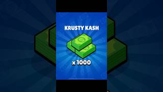 FREE KRUSTY KASH🎉Brawl Stars shorts brawlstars spongebob brawlstarsgiveaway giftedbysupercell [upl. by Obe933]