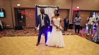 Beautiful Wedding dance  Vanessa and Yane  African Wedding [upl. by Adnouqal957]