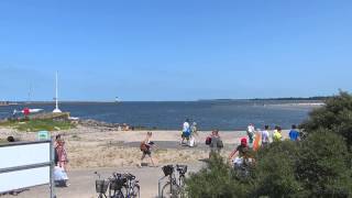 38 Videobilder aus Travemünde Strand Priwall Trave Boote Ostsee  Full HD 1080p Video [upl. by Gigi]