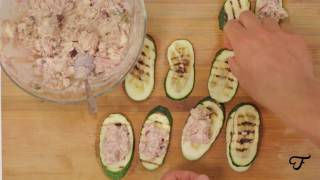 Courgette met Tonijnsalade  paleonl [upl. by Llenrub]