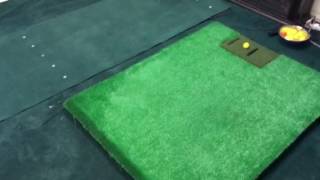 Golf simulator room with the optishot 2 [upl. by Ahsinrac]