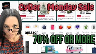 AMAZON CYBER MONDAY DEALS 2023  70 OFF OR MORE [upl. by Marillin]