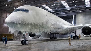 How Brand New 370 Million  Aircraft Are Cruelly Tested Inside Giant Fridge [upl. by Ynnus]