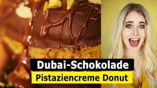 Dubai Schokoladen Pistaziencreme Donut selber machen Rezept dubaischokokolade pistaziencreme [upl. by Galven536]